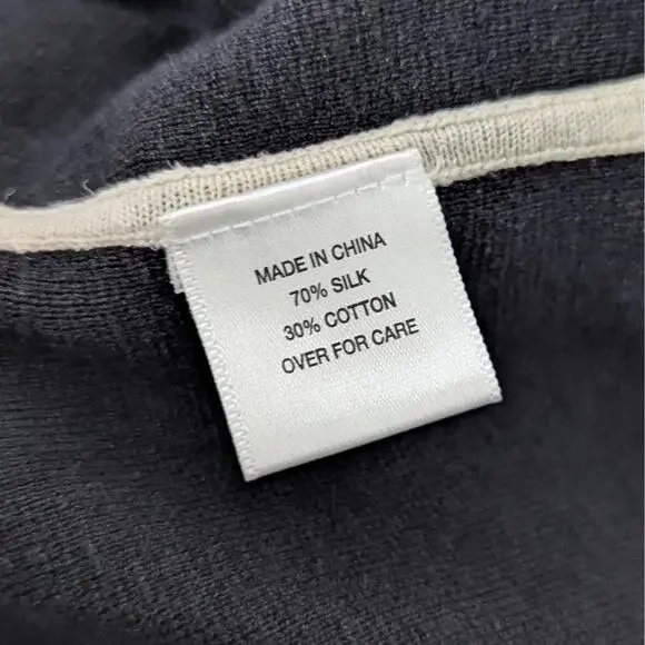 Vintage y2k silk cotton knitwear dress & cardigan set - Picture 8 of 8